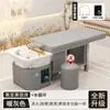 Cama de Lavado de Cabezal de Exportación Transfronteriza, Cama de Lavado de Cabello de Belleza con Vapor de Circulación de Agua Push-Pull Multifuncional con Calentador de Agua Integrado
