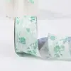 Tela de encaje floral fresca cinta lazo moño diy ramo hecho a mano material de embalaje de regalo para hornear cinta