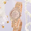 Reloj de moda para mujer reloj de mujer temperamento reloj de diamantes tiembla en vivo cornucopia reloj de cuarzo romano venta al por mayor