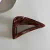 Pinza para el Cabello Grande con Patrón de Mármol Color Café de Gama Alta Pinza de Tiburón para Recogidos de Niche con Sentido de Sofisticación Accesorio para el Cabello