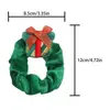 Sombrero de Atmósfera Navideña: Reno, Árbol de Navidad, Ligas para el Cabello de Peluche, Festivas y Lindas, Ligas de Terciopelo que No Dañan
