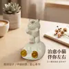 Soporte para Teléfono de Gato Kawaii Suave y Lindo, Decoración Creativa para Escritorio de Oficina, Adorno de Escritorio que Atrae la Riqueza y Alivia el Estrés, Idea de Regalo