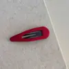 Pinza para el Cabello Triangular de Tela de Color Sólido Estilo Coreano con Puntos para Reducir la Edad, Pinza Bb para Flequillo y Cabello Suelto, Accesorio para el Cabello