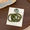 Set de Cintas de Pelo de Hilo de Colores Cintas de Pelo Simples de Alta Elasticidad Bandas de Goma Anillos para el Cabello Femeninos Versátiles Cintas para Coletas Accesorios para el Cabello