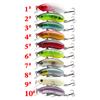 Señuelo Luya Agua Dulce Lanzamientos Largos Hundimiento Lento Mino 50cc 5.3cm/7.8g Colorido Labio Elevado Ataque Perca Señuelo Falso