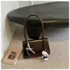 Bolsa pequena de alta qualidade, texturizada, estilo vintage para mulheres, nova coleção 2026, versátil para o dia a dia, bolsa de ombro, bolsa de axila e pequena bolsa tote