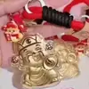 Llavero Colgante de Princesa Dorado de Dibujos Animados Colgante de Celebridad de Internet Rica Accesorios para Mochila de Estudiante Regalo En Stock Venta al Por Mayor