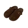 Medias zapatillas cerradas de suela gruesa estilo coreano para mujer, nuevo modelo otoño 2026, sandalias de dedo partido sintéticas para adultos, en stock para pedidos al por mayor