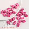 Acrílico Goteo de Aceite Líneas Coloridas Peces Pequeños Cuentas DIY Collar Hecho a Mano Cadena para Teléfono Móvil Pulsera Accesorios de Cuentas Sueltas Material