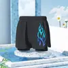 Trajes de Baño para Adultos Más Vendidos para Hombre Doble Capa Pierna Recta Antivergüenza Sueltos Tallas Grandes Traje de Baño para Aguas Termales Venta al por Mayor Personalizada