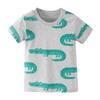 Ropa infantil al por mayor verano caluroso nueva camiseta de manga corta para niñas camiseta interior para bebé