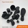 Tampão Interno Quadrado de Plástico Oval, Tubo de Aço Inoxidável, Tampão de Tubo, Tampão Interno Oblíquo, Tampão de Pé Protetor para Mesa e Cadeira