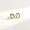 Nuevo Precio Especial Estilo Caliente Pendientes de Acero de Titanio Modernos Simples Versátiles para Mujer Alta Calidad Pendientes Conservadores de Color Joyería de Lujo Ligero