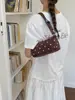 Bolsa de Design de Nicho Transfronteiriça com Bolinhas Simples 2026 Verão Nova Moda Versátil Estilosa Personalidade Bolsa Cilindro de Axila