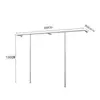 Prateleira de display para loja de roupas cabide de chão cabide de parede para roupas femininas roupas infantis cabide de parede em aço inoxidável cabide de parede com suporte lateral