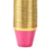 Copo de Água Descartável Quente 9OZ Rosa Phnom Penh Aviação Taça de Vinho Dourada PS Explosões Transfronteiriças