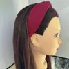 Cintillo Cruzado de Punto Estilo Coreano Europeo y Americano Banda para Lavado de Cara Banda para el Cabello Color Sólido Banda Elástica para el Cabello Banda para el Cabello de Yoga Deportiva para Mujeres