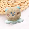 Broche de Peluche Decorativo de Flor Sonriente de Dibujos Animados Dulce Lindo de Verano Colgante para Bolso de Niña Joyería Hecha a Mano diy