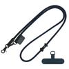 Cordão para Celular Transversal 7mm Alça de Pescoço Cordão para Celular Trançado Grosso Cordão Transversal Multifuncional Espaçador de Celular DIY
