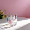 Venta al por mayor de fabricantes Tazas de Vidrio de Puntos Multicolor Personalizadas Estilo Retro Europeo y Americano Tazas de Cóctel Tazas de Vidrio para Jugo en Casa