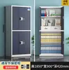 Gabinete de seguridad con huella dactilar engrosado, caja fuerte, gabinete metálico para documentos, gabinete bajo de archivo de oficina con cerradura de contraseña electrónica