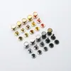 9mm Metal Studs for Shoe and Boot Decoration, Rivets for Belt Fastening, 9*8 Double-Sided Glossy Black Paint for Bags