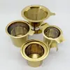Ventas Directas de Fábrica Acero Inoxidable Colador de Té Dorado Filtro de Té Filtro de Separación de Agua y Té Filtro de Té Filtro de Té
