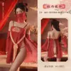 Lencería Sexy Estilo Chino Tallas Grandes Estilo Antiguo Deseo Puro Doudou Seductor Estilo de Corte Hanfu Clásico Divertido Conjunto de Lencería