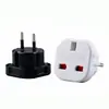 Adaptador de tomada de viagem transfronteiriço cobre 9625 Britânico para Europeu, adaptador padrão Alemão, Coreano, Russo, tomada Europeia