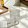 Mini Vaso de chupito de cristal con patas cortas para el hogar, Copa Baijiu, Copa de licor, Estilo retro, Vaso de un trago, Copa de whisky Shochu