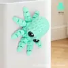 Pulpo Pequeño de Ojos Grandes Impreso en 3D Modelo Animal Articulado Móvil Manualidades Imán para Refrigerador Juguete Creativo Adornos