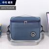 Bolsa Grande de Mensajero Bolsa Térmica con Correa para el Hombro Bolsa para Lonchera Estudiante Engrosada Impermeable Bolsa para Lonchera Conservación de Frescura Papel de Aluminio Picnic