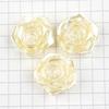 Flor Rosa ABS Perla Imitación Flor DIY Casero Crema Pegamento Material para Funda de Teléfono Bolsa DIY Adorno para Cabeza Accesorios para el Cabello