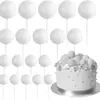 20 Piezas Doradas Bolas de Burbuja para Pastel Enchufe Decoración para Boda Aniversario Fiesta de Cumpleaños Traje