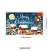 Fornecimento Especial Transfronteiriço para o Festival de Decorações de Natal da Amazon Props de Atmosfera Banner Pano para Pendurar Pano de Fundo de Natal