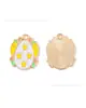 Huevo de Pascua Conejo Zanahoria Gota de Aceite Joyería Accesorios Colgante de Aleación DIY Llavero Cadena para Teléfono Adorno