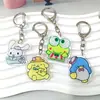 Chaveiro de Acrílico Cartoon Sanrio Gatinho KT Fofo Cachorro Pacha Pingente de Bolsa Acessórios Artesanais DIY Venda por Atacado