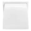 Tapa de aire para pared exterior de plástico, ventilación a prueba de viento y lluvia, tapa transpirable, entrada de aire de escape, conducto de ventilación de escape de humo, salida de aire