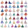 50 piezas de compra directa transfronteriza pegatinas transparentes de PET de vestido de princesa de ensueño, papelería de vestido femenino y pegatinas para agenda