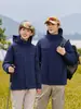 Chaqueta acolchada de una pieza para exteriores, cortavientos, impermeable, ropa de trabajo, personalizada, antiestática, para montañismo, abrigo cálido con capucha