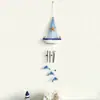 Promoção do Fabricante Vento de Madeira Criativo Mediterrâneo Sino de Vento Barco Decoração de Velheiro para Casa Modelo de Velheiro de Madeira Pingente Aéreo