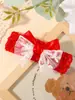 Diadema para bebé nueva de moda transfronteriza con diseño calado, diadema con lazo de encaje lindo, accesorio para la cabeza transpirable 5401