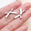 Conjunto de 20 Peças Estilo Coreano Nicho de Prata Antiga Laço Vazado Pingente de Gravata Pequenas Charms DIY Acessórios de Roupa Componentes de Colar