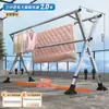 Secador de Roupas de Aço Inoxidável de Chão para Uso Doméstico, Varal Retrátil Interno, Secador de Colchão para Varanda, Secador de Roupas Dobrável para Quarto