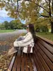Ropa de Mujer Transfronteriza Europea y Americana Estilo Retro Chaqueta de Cachemira Dobladillo de Color Contrastante Diseño de Cremallera Chaqueta Nuevo Estilo Otoño e Invierno 2025