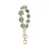 Cordón para Teléfono Móvil Cadena de Teléfono Móvil Flor Tejida a Mano Cuerda de Cámara de Gama Alta Colgante Ins Cadena Colgante de Teléfono Móvil Margarita para Mujeres