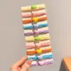 2025 Nuevas Gomas de Pelo Coloridas de Alta Elasticidad Bandas de Goma Duraderas para el Cabello para Niñas