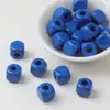 Acrílico 12mm Esquina Redondeada Agujero Grande Cubos Cuadrados Cubos Cuadrados Coloridos Accesorios para Colgante de Cadena de Teléfono DIY Venta al por Mayor