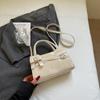 Bolso pequeño súper popular transfronterizo para mujer, primavera y verano 2025, nuevo bolso cruzado de moda, bolso cuadrado pequeño portátil de estilo occidental de alta gama