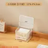 Caixa de Armazenamento para Lentes de Contato Organizador Diário para Lentes de Contato Descartáveis Estilo Ins para Desktop Transparente com Tampa Caixa para Armazenamento de Pequenos Itens de Amostra
